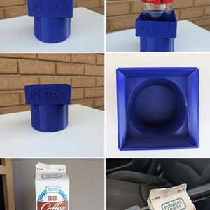 Carton and bottle adaptor for cars