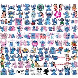 Mega bundle Lilo e Stitch, Stitch svg, bundle Stitch, Stitch clipart, Stitch png, Lilo e Stitch svg, Cricut svg, Stitch a strati