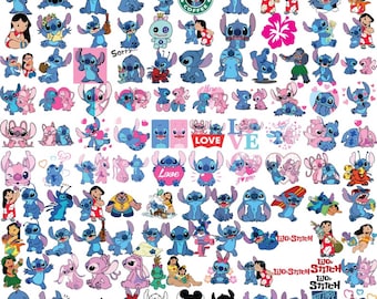 Mega bundle Lilo and stitch, stitch svg, stitch bundle, stitch clipart, stitch png, lilo and stitch svg, cricut svg, stitch layered