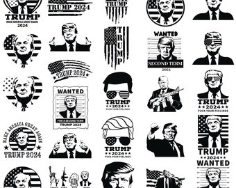 Trump 2024 Svg Bundle,Presidential Election,Trump Mug Shot,Presidential Election Svg, DeSantis 2024 SVG,Trump american flag,instant download