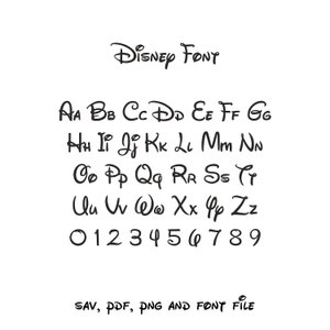 Disneyland Text SVG, Disneyland Alphabet SVG, Disneyland Font Svg, Letters SVG, Disneyland Word Symbol Svg, Magical Place Alphabet Letters