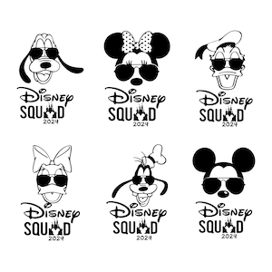 Bundle Birthday Squad 2024 Svg, Family Matching Birthday Svg, Birthday Squad Svg, Birthday Boy Girl Svg, Family Trip Svg,Family Vacation Svg