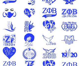 Zeta Phi Beta Svg-Png, Zeta Phi Beta heart dove cut File, hbcu svg, sorority svg, Silhouette, Cricut, instant Download, Pdf svg png