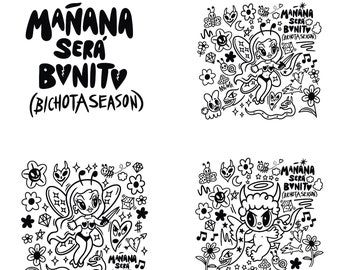 Bichota Season Svg, Mañana Sera Bonito, Cut Files for Cricut, Svg, Png, Pink Devil Angel Glass Can Png, La Bichota Png
