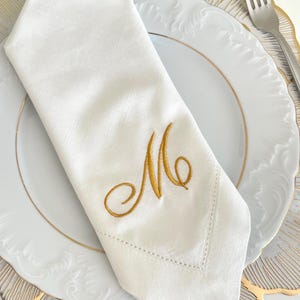 Personalisierte bestickte Serviette, Hochzeitsserviette, Partyserviette, Initialserviette