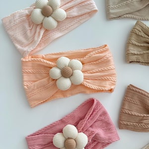 Baby headband, flower-shaped baby hair band, children&#39;s headband