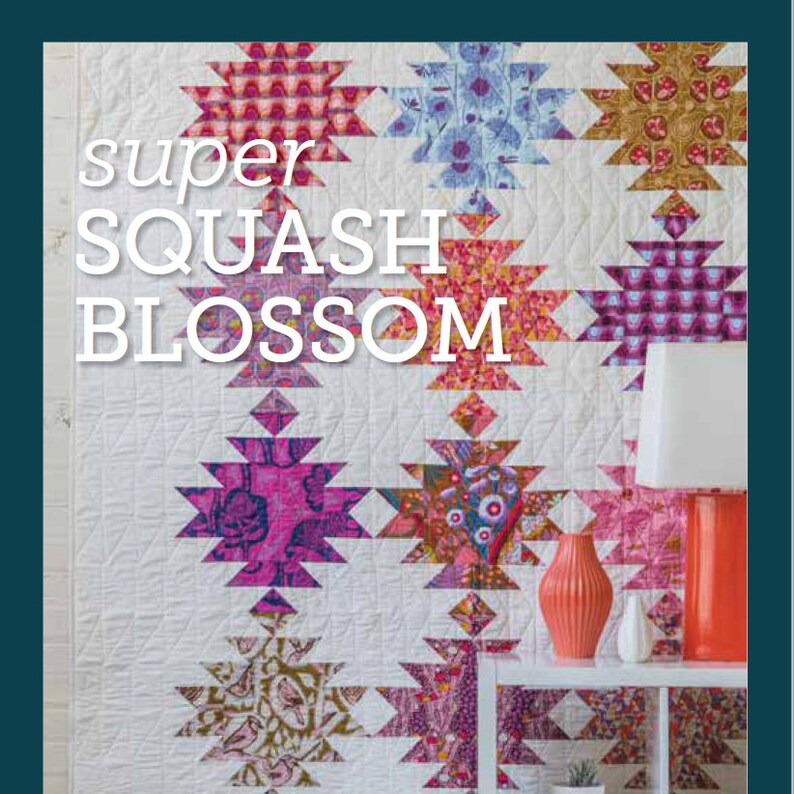 Super Squash Blossom Quilt PDF Pattern Etsy