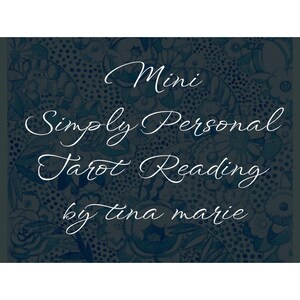 Mini Tarot Reading