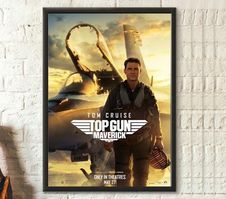 Top Gun Maverick 2022 Poster Tom Cruise Poster Top Gun Etsy Hong Kong