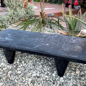 38” Senufo Bench Coffee Table, African Vintage Senufo Authentic Bench, Boho Farmhouse Table, Rustic Wooden Coffee Table