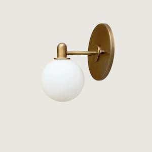 Minimal Handmade Wall Sconce--Modern Brass light--Solid Brass Wall Sconce light