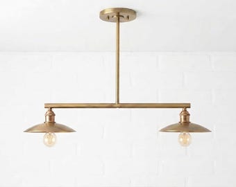 Lámpara de araña de latón - Lámpara de araña Sputnik moderna de latón - Lámpara Sputnik de mediados de siglo - Modelo CH0027