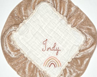 Embossed L on Brown (Roll) – Dreamy Designs by Trudy