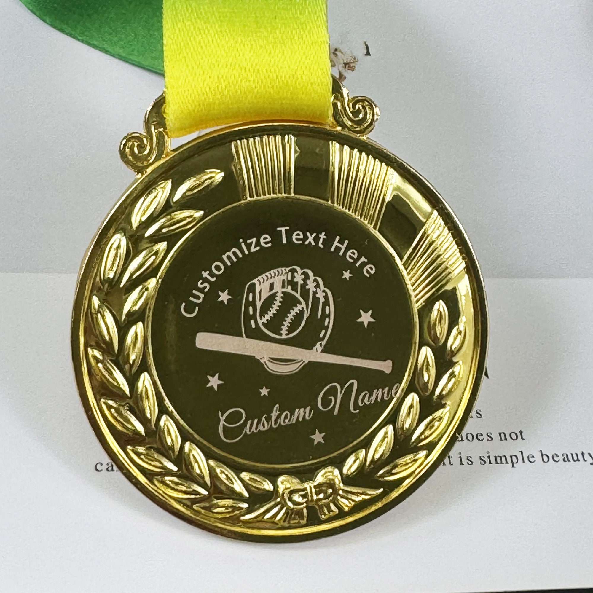 Buy Custom Baseballsoftball Medals for Awards for Women Men Personalized  Medals for Him Her 1st 2nd 3rd Medals Sports Events Gold Medals Online in  India - Etsy