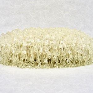 Vintage YELLOW Ivory Chandelier Clutch Acrylic Crystal Fringe Evening Bag Beaded Purse Sequin Gold Chain Wedding Handbag Formal Hong Kong image 5