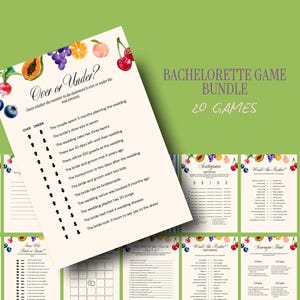 Off the Market - Jeu d'enterrement de vie de jeune fille : amusant | Lot de jeux d'enterrement de vie de jeune fille (EVJF) Imprimable