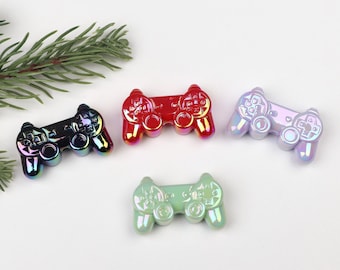 Pure Color Game Controller Bead,Colorful Video Game Controller Beads 24mm,Gaming Console Charms Supply,Pen Besds Accessories A0083