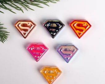 S Letter Super beads,Acylic Diamond Shape Beads,Beads for Phone Case Making,Accessories for Necklace Bracelet making,Cartoon Beads A0078