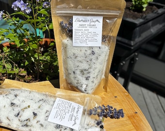 Badesalz, Süße Träume, Ganz Natürlicher Duft Lavendel Vanille