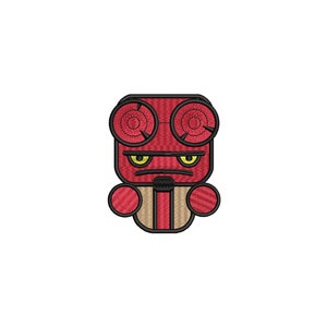 Hell Hero Embroidery Design | Hell Super hero Character | Cartoon | Trendy Embroidery | PES | Embroidery File