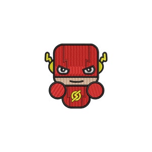 Flash Embroidery Design | Flash Super hero Character | Cartoon | Trendy Embroidery | PES | Embroidery File