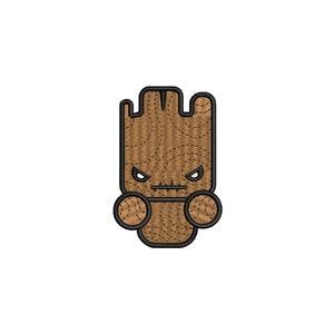Tree Hero Embroidery Design | Tree Character | Cartoon | Trendy Embroidery | PES | Embroidery File