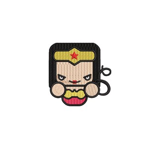Woman Hero Embroidery Design | Woman Super hero Character | Cartoon | Trendy Embroidery | PES | Embroidery File