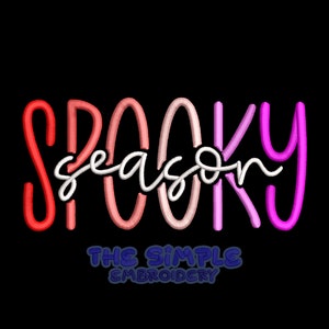 Spooky Season Embroidery Designs | Halloween | Spooky Embroidery Files | PES | Cute