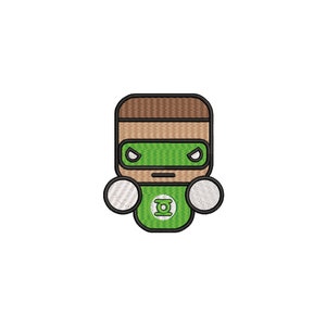 Green Hero Embroidery Design | Lantern hero Character | Cartoon | Trendy Embroidery | PES | Embroidery File