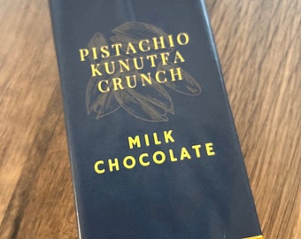 Kunafa Pistachio Milk Chocolate EXTRA Crunchy