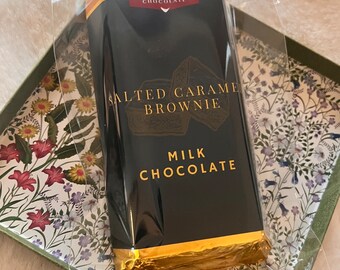 Salted Caramel Brownie Chocolate Bar - EXTRA THICK