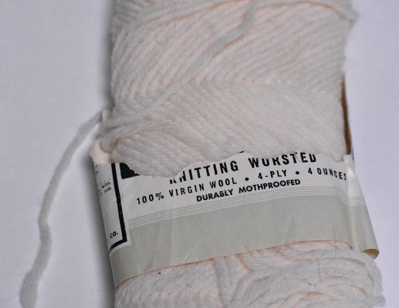 Vintage Cream Wool Fairloom