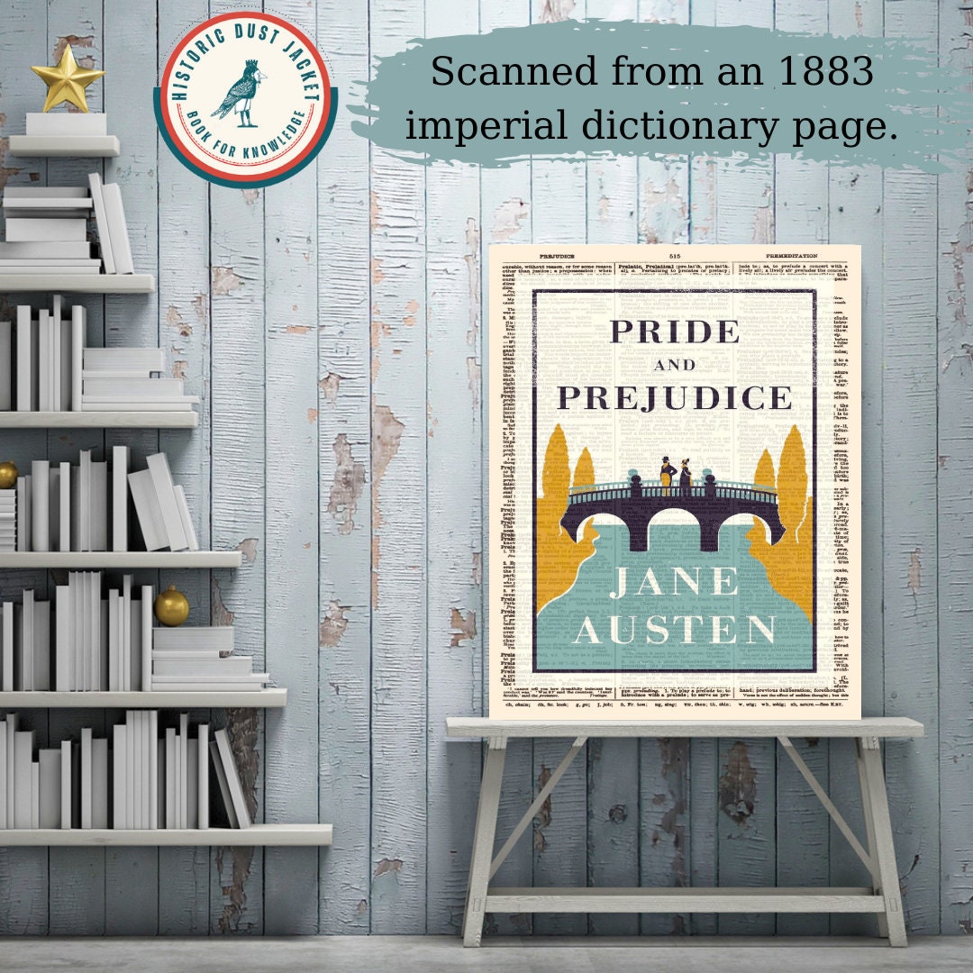 Printable 'pride and Prejudice' Book Cover Art Print, Pride and ...