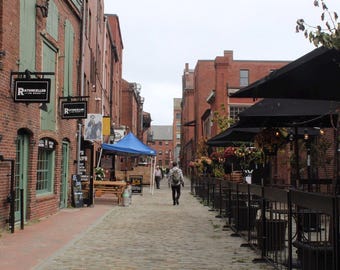 Wharf Street in Portland Maine