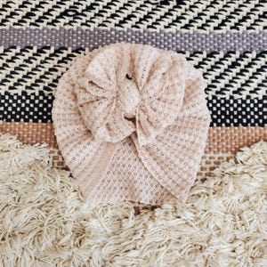 Baby Turban, Bow Turban, Top Knot Hat, Messy Bow Turban