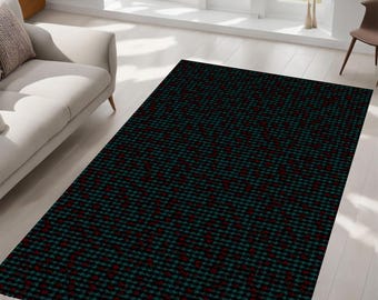 Modern Patterned Rug, Subtle Abstract Design, Contemporary Decor, Geometric Texture, Modern Decor, Living Room, Bedroom, Gift Idea, for Her
