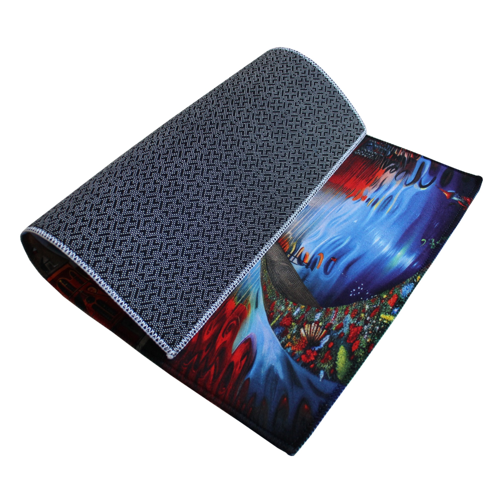 Mandala Round Rug, Luxurious Rug, Geometric Design, Moroccan-inspired ...