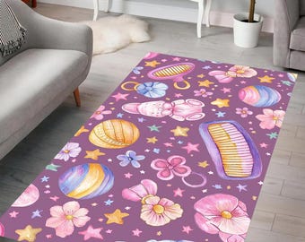 Adorable Newborn Rug, Baby Rug, Pastel Accessories, Playful Rug, Nursery, Kids Room, Home Decor, Living Room, Bedroom, Baby Shower Gift