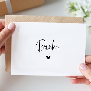 Karte "Danke" | Dankeschön Erzieherin Lehrerin Kollegin Mama Papa Freund Freundin Kindergarten Schule | Allegra 22
