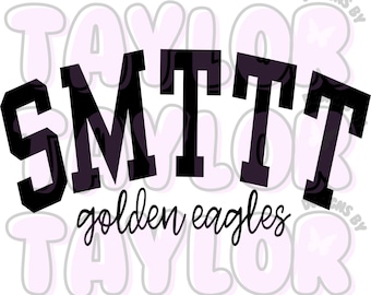 Fútbol americano SMTTT estilo universitario Golden Eagles PNG