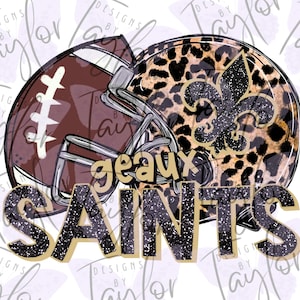 NOLA Saints Football PNG