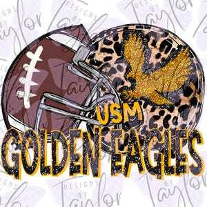 USM Golden Eagles Football PNG