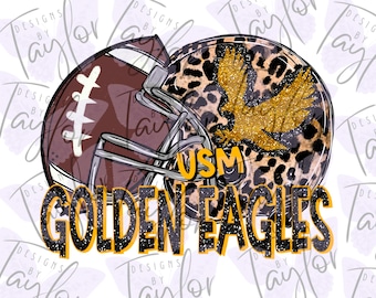 Fútbol de los USM Golden Eagles PNG