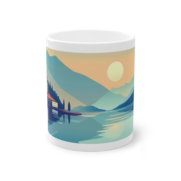 Illustrated Bliss: Mugs that Bring Your Drinks to Life! - Lago Maggiore, Italia