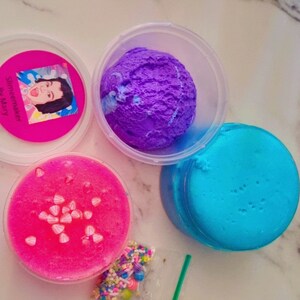 Yummy Gummy Ice Cream...this is a Diybubble Gum. Scented Fluffy Slime ...