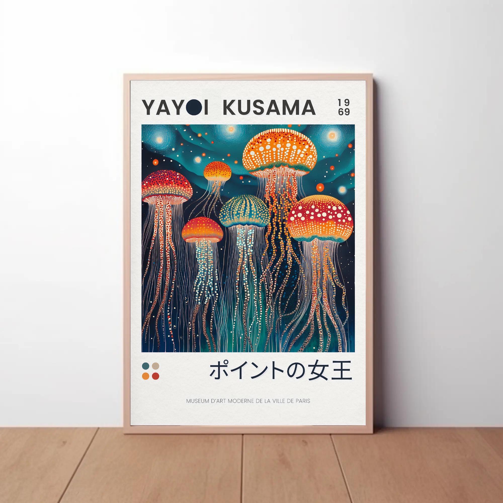 Yayoi Kusama A2 - Etsy
