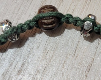 CUSTOM MADE - Knotted Friendship Bracelet, Skinny Bracelet/Anklet, Woven Bracelet, beaded bracelet, band bracelets, PTV, Pierce the Veil