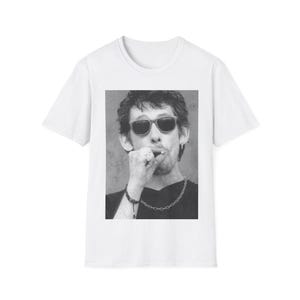 Shane MacGowan T-Shirt - Unisex Softstyle Tee, Casual Wear, Vintage Inspired