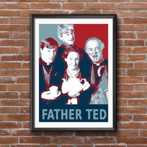 Father Ted - The Gang - A4 Wall Print - Father Ted