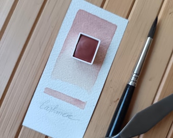 Half Pan Cashmere Skin Tone Watercolor Paint – Handmade Artisan Watercolors